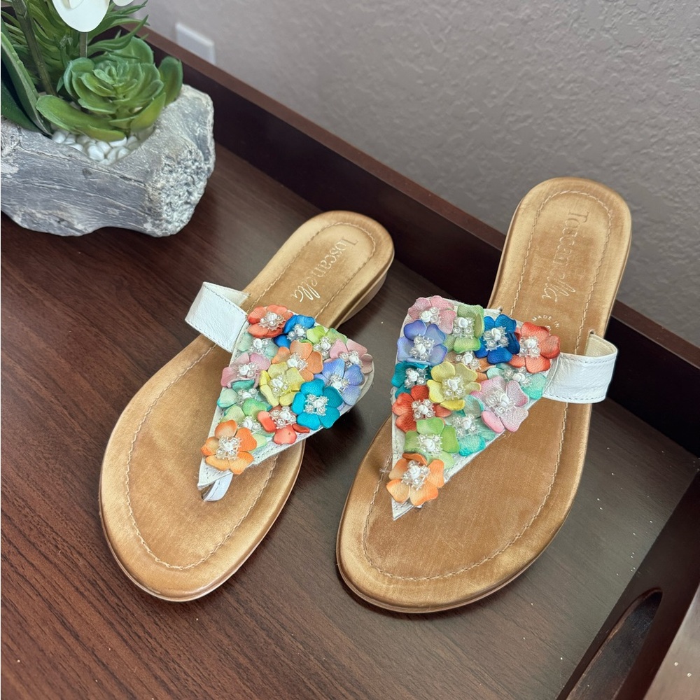 Floral Embellished Sandals